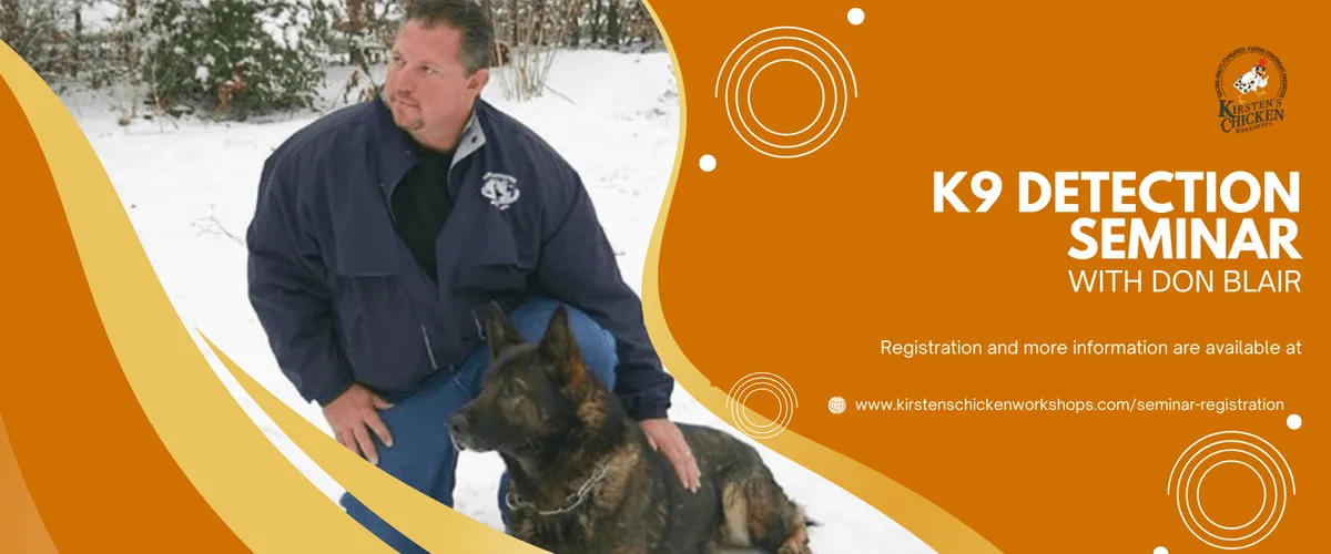 K9 detection seminar with Don Blair, June 17–19, 2026